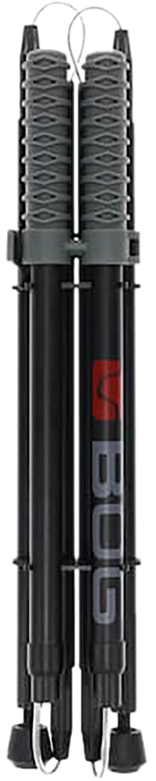 BOG DeadShot Compact to mini stojący bipod w matowym czarnym wykończeniu, zapewniający stabilność i precyzję podczas strzelania w każdych warunkach.