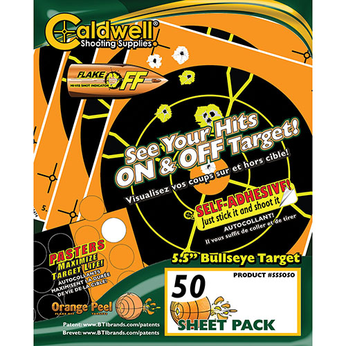 Z celownikami Orange Peel® od Caldwell® łatwo zobaczysz trafienia, a ich kolorowe eksplozje pomogą zlokalizować każdy strzał, nawet na dużych odległościach.
