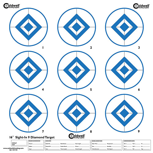 Cele Caldwell o wysokiej widoczności idealnie nadają się do regulacji celności broni. Dzięki siatce 1