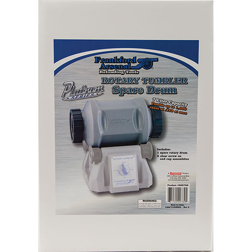Potrzebujesz większej pojemności? Zdobądź dodatkowy bęben do Tumblera. Platinum Series Spare Rotary Tumbler Drum to idealny dodatek dla wysokowydajnych reloaders.