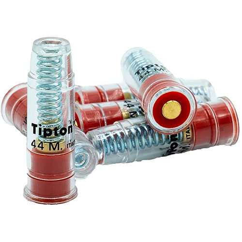 Tipton Snap Caps do rewolwerów 44 Mag to idealne rozwiązanie do ochrony iglicy, regulacji spustu i odciążania sprężyn, zapewniając bezpieczeństwo podczas przechowywania.