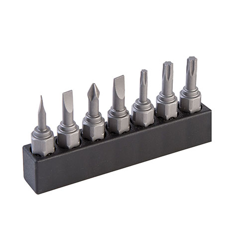 Wheeler Multi-Driver Tool Pen to wygodny narzędzie, które pomieści 6 bitów, wykonane z aluminium, z łatwą wymianą bitów i miejscem na 7 dodatkowych.