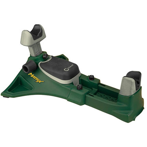 Caldwell Matrix™ to wszechstronny i stabilny stojak do strzelania, z regulowanym ramieniem, systemem podnoszenia i możliwością konwersji na kompaktowy stojak.