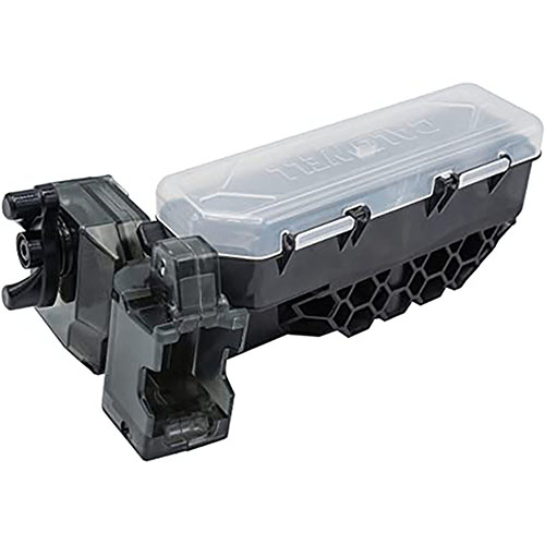 Caldwell 22LR Rotary Mag Charger to najszybszy loader magazynków T/CR22 i 10/22, mieszczący do 100 nabojów 22LR, zapewnia szybkie i łatwe ładowanie.