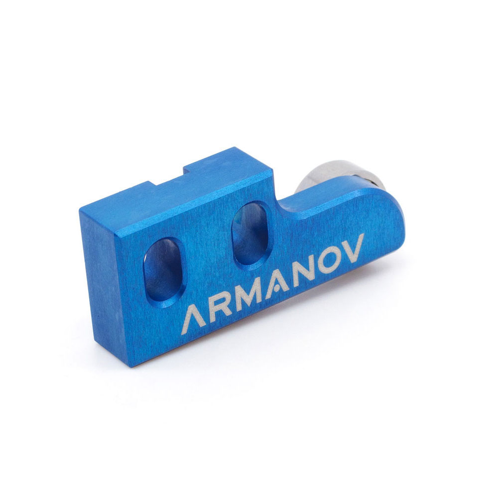 ARMANOV Index Bearing Cam Block do Dillon XL650 to łatwy w instalacji, premium upgrade, który wygładza działanie kamienia indeksowego i eliminuje potrzebę smarowania.
