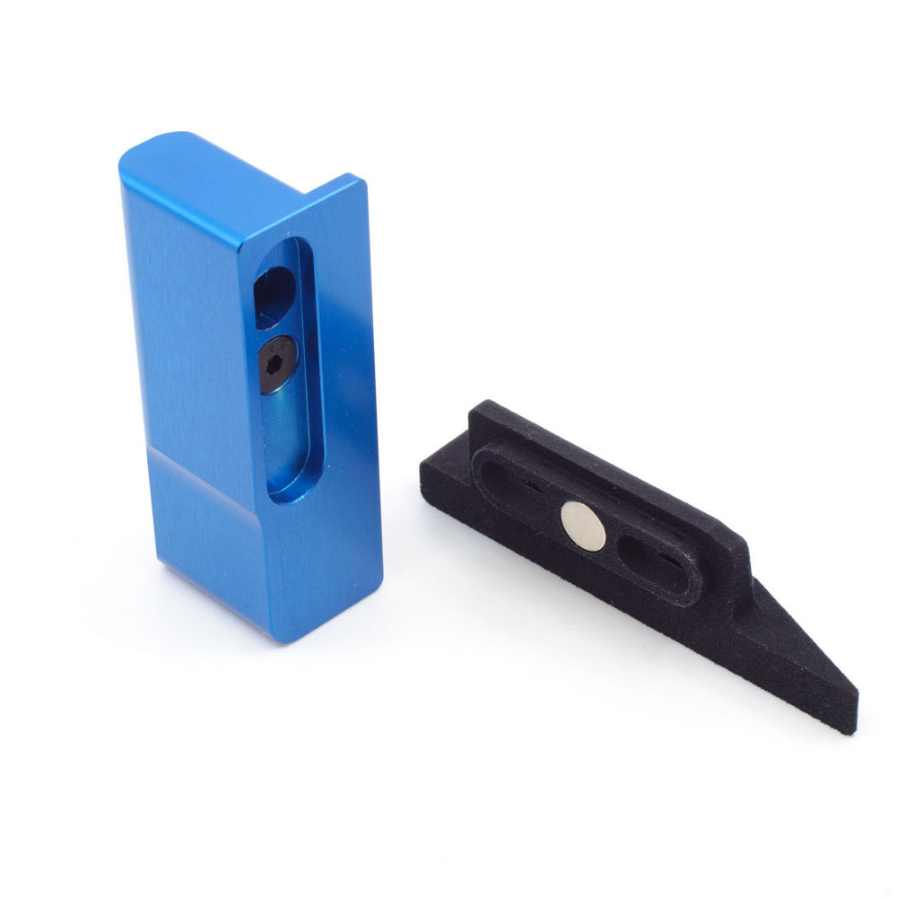 ARMANOV Primer Stop Switch dla Dillon XL650 i SL-900 umożliwia łatwe włączanie/wyłączanie indeksacji, wykonany z aluminium 6082 i Delrin, prosty montaż.