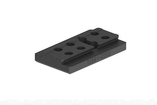 Adapter do uniwersalnego interfejsu ERATAC umożliwia łatwą integrację celowników Aimpoint Acro i Armadot, dostępny w wersji centralnej lub 20-stopniowym offsetcie.