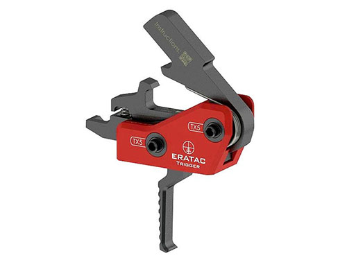 ERATAC Trigger to idealny, łatwy w instalacji spust do platform AR, z krótkim resetem i możliwością regulacji ciężaru spustu w dwóch ustawieniach.