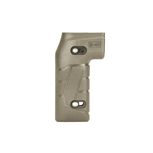 MDT Adjustable Vertical Pistol Grip umożliwia idealne dopasowanie do dłoni, zapewniając komfort i precyzję strzału dzięki regulowanej pozycji uchwytu.