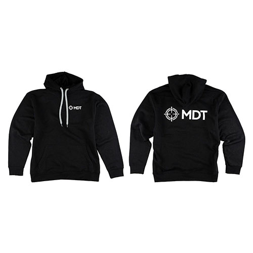 Hoodie MDT Apparel wykonany z materiału 75/25 cotton/polyester, zapewnia wygodę i trwałość. Idealny na strzelanie i codzienne noszenie. Rozmiar: M.