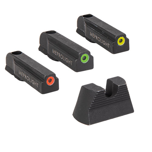 ML40140- HYPER BRIGHT to zestaw celowników, który oferuje doskonałą widoczność w trudnych warunkach oświetleniowych, idealny do strzelectwa precyzyjnego.