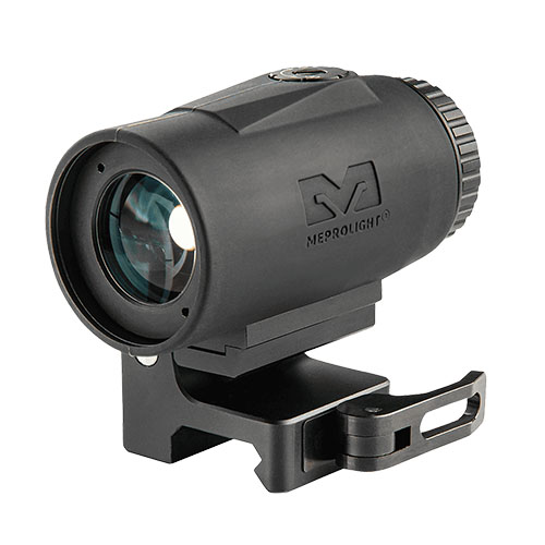 Meprolight MMX3 to lekki, wytrzymały 3x magnifier z szybkim montażem flip-to-side, idealny do taktyki i strzelectwa, bez potrzeby zerowania.