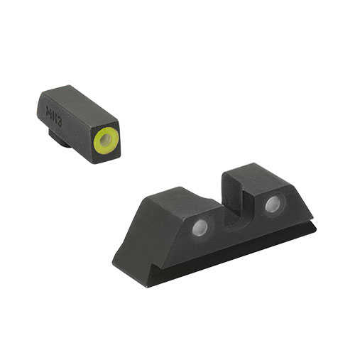Sights Meprolight Hyper-Bright™ zapewniają szybkie celowanie w każdych warunkach, z wysokim kontrastem i iluminacją tritium dla doskonałej widoczności.