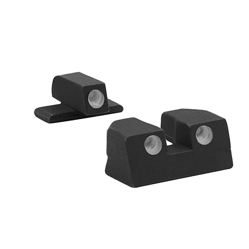 MEPROLIGHT® Tru Dot FIXED SIGHTS zapewniają doskonałą widoczność w nocy i przy słabym oświetleniu, zwiększając skuteczność trafień o ponad 85%.