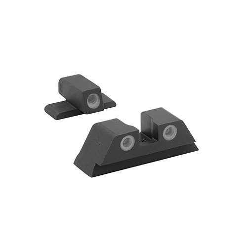 MEPROLIGHT Tru-Dot® to samonawświetlane przyrządy celownicze, które zwiększają trafność w warunkach słabego oświetlenia o ponad 85%, idealne do GLOCK 26, 27.