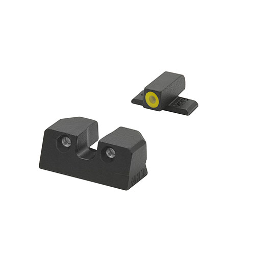 HYPER BRIGHT to najjaśniejsze przyrządy celownicze, zawsze gotowe, bez baterii, z trwałym designem i wyraźnym widzeniem w każdych warunkach oświetleniowych.