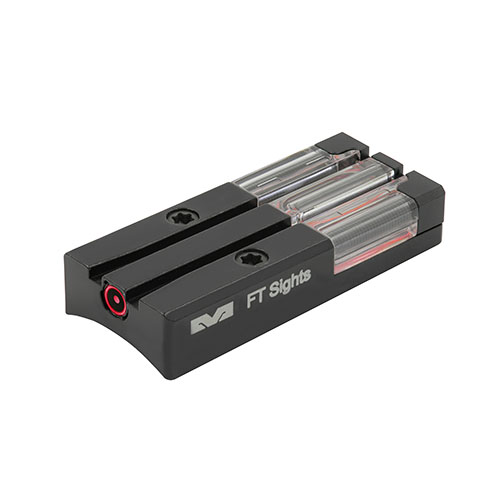Mepro FT Bullseye™ to najszybszy i najjaśniejszy celownik z trytem i włóknem optycznym, odporny na wstrząsy, idealny do pistoletów jak Smith & Wesson, Glock i inne.