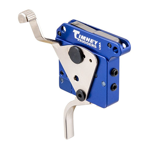 Zestaw spustów REMINGTON 700 od TIMNEY oferuje regulowany opór od 8oz do 2.5lbs, podwójny mechanizm spustowy i niezawodność dzięki stalowym elementom.