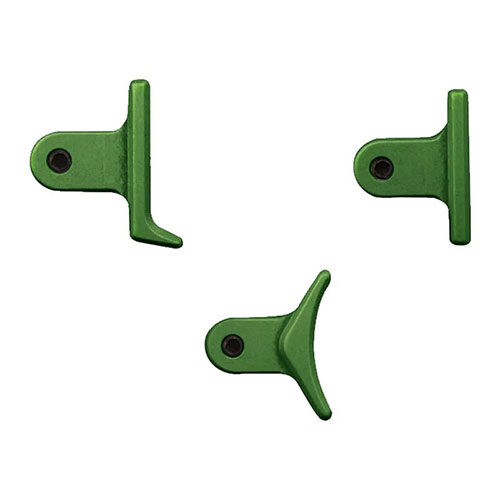 Regulowane buty spustowe TIMNEY Calvin Elite do AR i Remington 700, dostępne w różnych kolorach. Zestaw zawiera buty heeled, curved i straight.