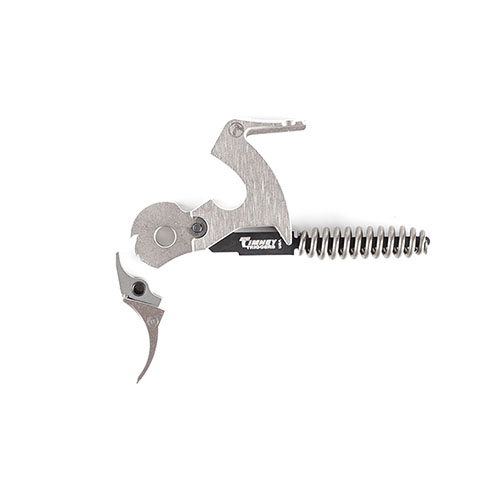 Zwiększ precyzję strzałów dzięki nieprzestawnemu spustowi Timney o wadze 3-3,5 lb, łatwemu w montażu, wyprodukowanemu w USA, z dożywotnią gwarancją.