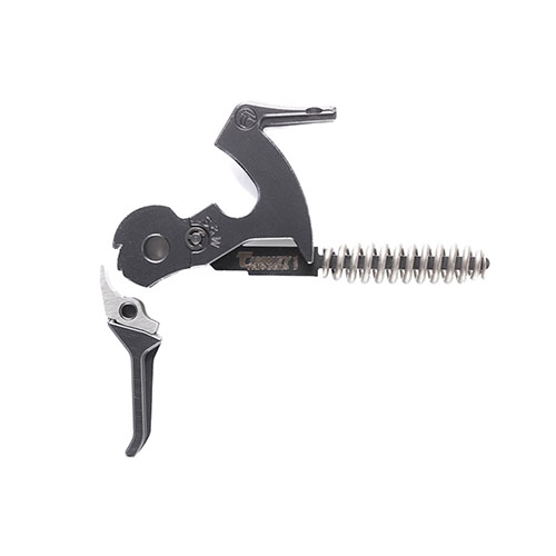 Zwiększ precyzję swojego karabinu S&W® 1854 dzięki nieprzesuwalnemu spustowi Timney o wadze 2.5-3 lb, łatwemu w instalacji i objętemu dożywotnią gwarancją.