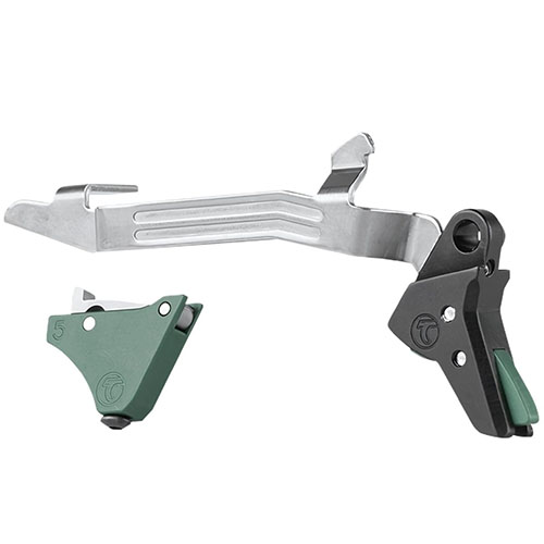 Zamień swój GLOCK na lżejszy i bardziej precyzyjny z Timney Alpha Competition Trigger (3 lb), łatwy do zainstalowania, niezawodny i idealny do sportu.