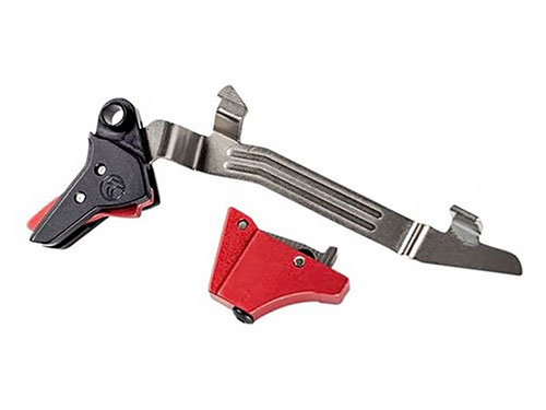 Nowy spust Timney Alpha Competition dla Glocków Gen 5 oferuje 3-funtowy opór, doskonałą niezawodność i wyjątkowo gładki ruch spustu bez konserwacji.