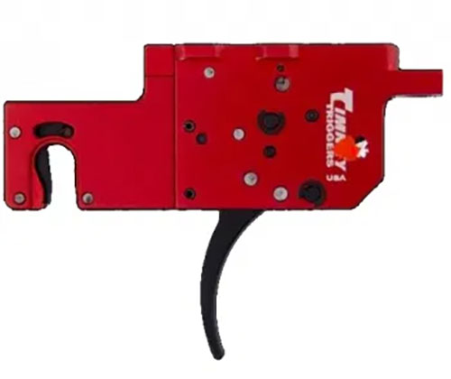 Zamienny spust Timney Ruger Precision 2 Stage zapewnia łatwą instalację bez potrzeby gunsmithing, oferując precyzyjny, dwustopniowy ciąg dla lepszej kontroli.