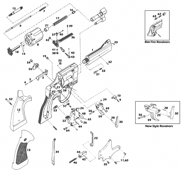 Smith & Wesson® K-Frame Common Parts 