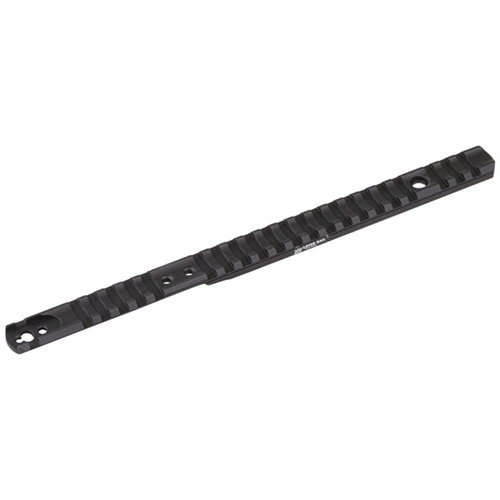 Zyskaj elastyczność montażu optyki na swoim karabinku Marlin dzięki lekkiej szynie aluminiowej, akceptującej pierścienie Picatinny i Weaver.