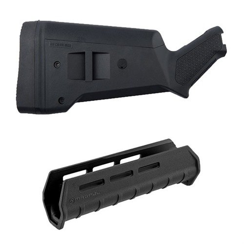 SGA to uniwersalny kolba do strzelb Mossberg 500/590/590A1, a M-LOK Forend zapewnia lekkość i możliwość montażu akcesoriów M-LOK dla lepszej adaptacji.