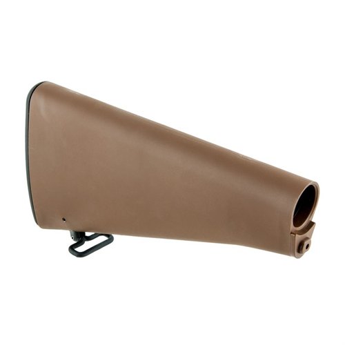 Odtwórz amerykańską klasykę z Brownells M16A1 Buttstock Assembly, idealnie pasującą do AR-15, M16, M16A1 i innych wczesnych modeli broni.