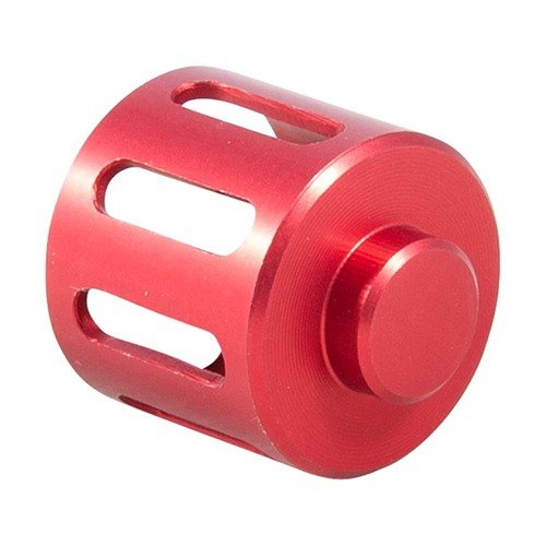 Wytrzymałe i trwałe zamienniki oryginalnych followerów do strzelb REMINGTON 870/1100/1187 20GAUGE, wykonane z aluminium w kolorze czerwonym.