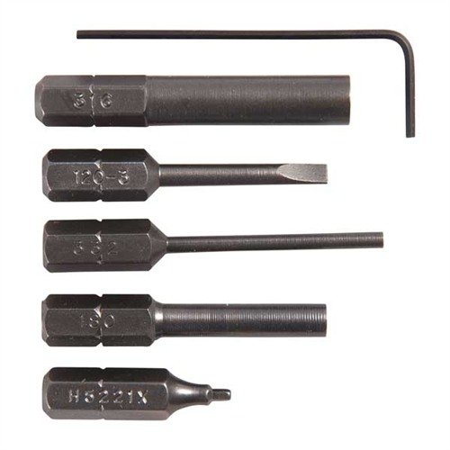 Zestaw wkrętaków PISTOL SCREWDRIVER SETS dla GLOCK® to kompaktowe narzędzie z idealnie dopasowanymi końcówkami, które zapewnia łatwy dostęp do śrub w terenie.