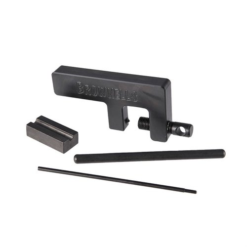 Narzędzie do stawiania rurki tłoka 1911 od Brownells jest łatwe w użyciu, zabezpiecza rurkę przed uszkodzeniem i pasuje do wszystkich typów ramek.