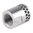 BROWNELLS SHORT MUZZLE BRAKE 30 CALIBER 5/8-24 SS SILVER