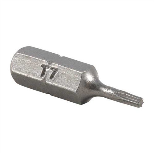 Zestaw TORX® BITS T7 zawiera 10 bitów o długości 1