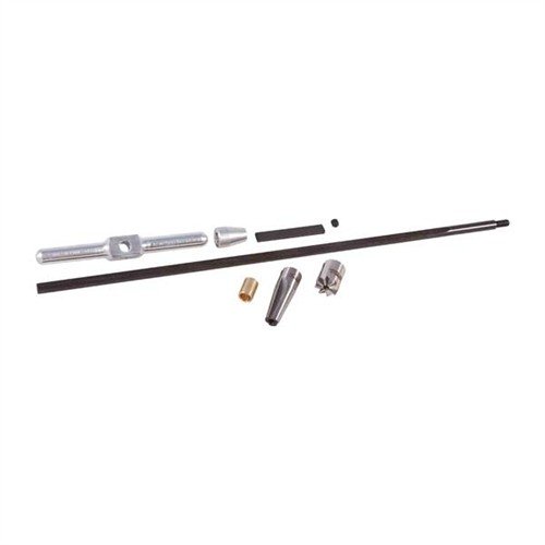 Zestaw INTERMEDIATE CHAMFERING KIT 11° .38-.45 umożliwia precyzyjne wygładzanie krawędzi, eliminując rozpryski pocisków dzięki zastosowaniu Cuttera i Pilota.