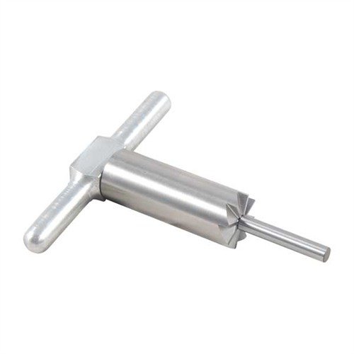 90° MUZZLE FACING CUTTER z hartowanej stali do precyzyjnego prostowania wylotów broni, idealny do naprawy uszkodzeń i dopasowania do różnych kalibrów.