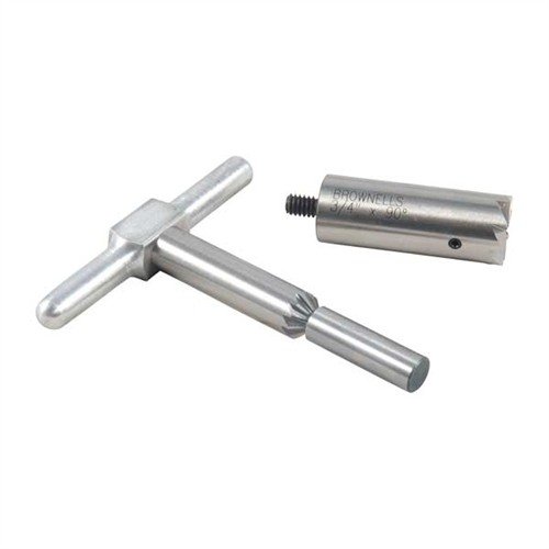 Zestaw Steel One Caliber umożliwia precyzyjne prostowanie i fazowanie wylotów broni, zapewniając czyste wyjście pocisku oraz szybkie ładowanie w rewolwerach.