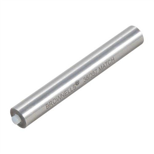 Revolver Range Rods BROWNELLS sprawdzają idealne wyrównanie lufy i bębna, oferując różne głowice do pistoletów Match i Service dla profesjonalnych inspekcji.