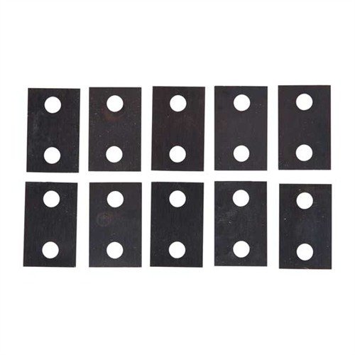 Ekonomiczny zestaw shimów do celowników, zapewniający idealne dopasowanie i wysokość dla perfekcyjnej osi bazy i pierścieni. 80 sztuk w zestawie.