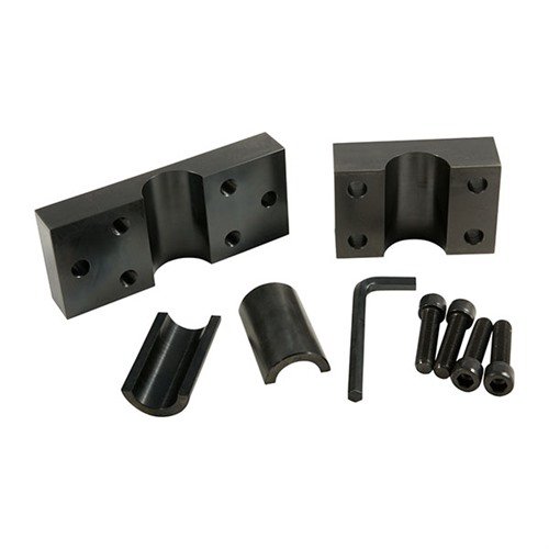 Profesjonalny Barrel Vise od Brownells zapewnia mocne trzymanie nawet najcięższych luf, wykonany ze stali, z różnymi bushings, idealny dla każdego rusznikarza.