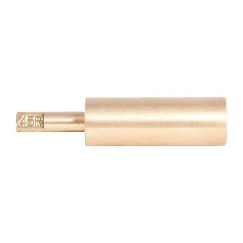 .45 Muzzle Brass Pilot z utwardzonej stali zapewnia precyzyjne centrowanie narzędzi Facing i Chamfering, gwarantując trwałość na lata użytkowania.