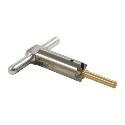 90° Cutter do muzel wykonany z utwardzonej stali, idealny do prostowania i naprawy uszkodzeń. Z wymiennym pilotem i aluminiowym uchwytem w zestawie.