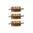 BROWNELLS DOUBLE-UP BRUSH, BRONZE, 37/40MM, 3 PACK