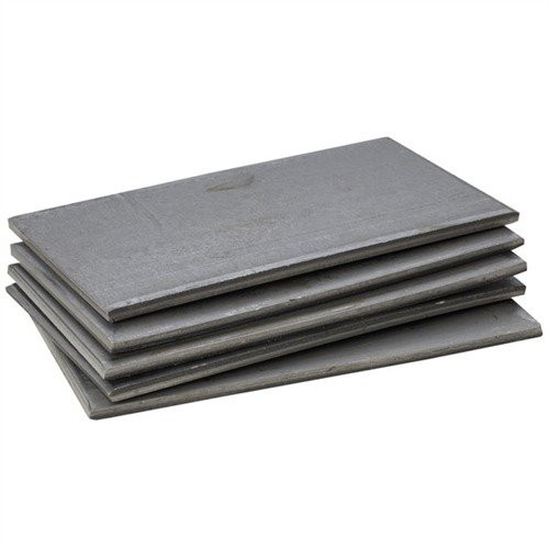 Płyty do ćwiczeń Brownells wykonane z wysokiej jakości stali, idealne do doskonalenia umiejętności grawerowania na matowej powierzchni.