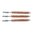 BROWNELLS DOUBLE-TUFF BRONZE RIFLE BRUSH 30 CALIBER 3 PACK