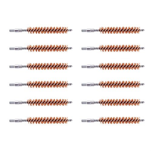 Podwójnie wytrzymała szczotka do lufy z grubymi włóknami z brązu fosforowego skutecznie usuwa uporczywe zanieczyszczenia z broni palnej, nie rysując luf.