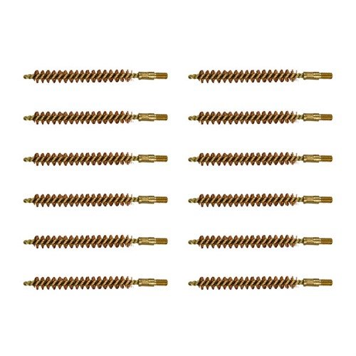 Szczotka do lufy z mosiężnym rdzeniem, bezpieczna dla lufy, z brązowymi włoskami fosforowymi dla długotrwałego czyszczenia i ochrony Twojej broni.